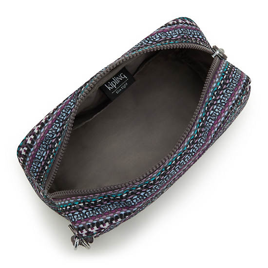 Kipling Gleam Printed Pouch Taske Grå | DK 2139JP